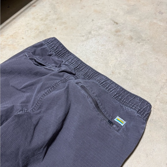 Vuori Ripstop Climber Pants Mens M Purple Hiking Elastic Waist Drawstring - Picture 5 of 7
